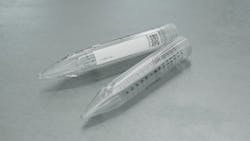 In-mold-labeling (IML) -- which has been popular among packaging makers -- has advantages for medical parts makers, say Kebo and other companies that recently partnered on an IML work cell at Fakuma. In-mold-labeling (IML) -- which has been popular among packaging makers -- has advantages for medical parts makers, say Kebo and other companies that recently partnered on an IML work cell at Fakuma.