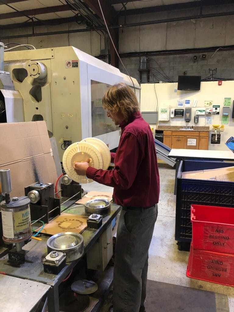 A big portion of Pittsfield Plastics Engineering&apos;s portfolio involves making plastic spools such as these. But, with a growing customer base and burgeoning number of individual products, the company has benefitted from using an ERP system that helps it better manage its inventory and calculate its costs.
