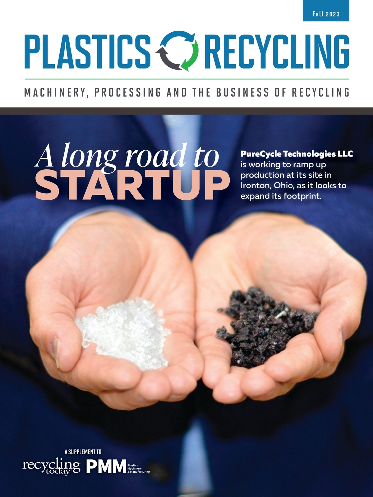 Plastics Recycling Fall 2023 cover image