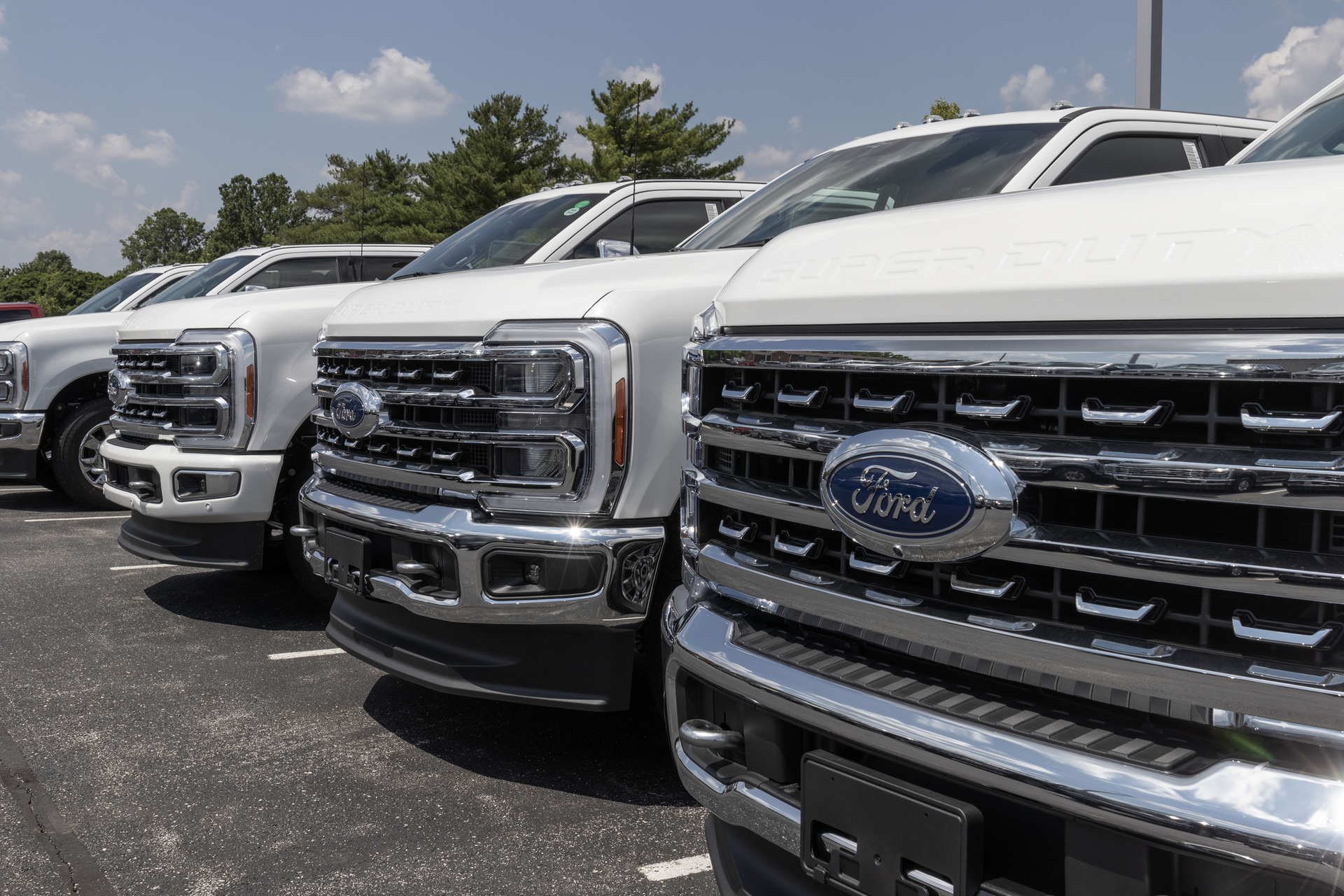 On Wednesday, UAW workers struck Ford's Kentucky Truck Plant, which makes large vehicles like the F-250 Super Duty.