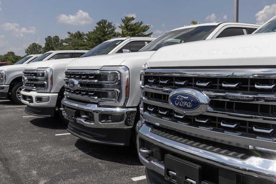 On Wednesday, UAW workers struck Ford&apos;s Kentucky Truck Plant, which makes large vehicles like the F-250 Super Duty.