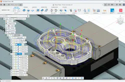 CloudNC’s CAM Assist plug-in lets users upload a 3D model, then automatically drafts code to set the toolpath, toolset and cutting speeds for creating 3-axis parts. CloudNC’s CAM Assist plug-in lets users upload a 3D model, then automatically drafts code to set the toolpath, toolset and cutting speeds for creating 3-axis parts.