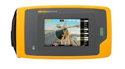 The Fluke ii910 Precision Acoustic Imager's MecQ Mode lets users filter and track sounds to determine the exact location of potential problems.