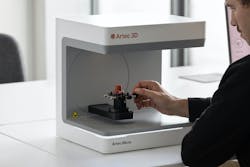 Artec 3D’s Micro II desktop 3D scanner doubles the accuracy of its predecessor, the Micro. Artec 3D’s Micro II desktop 3D scanner doubles the accuracy of its predecessor, the Micro.