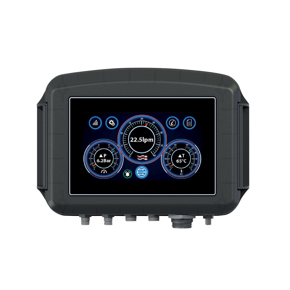 Mouldpro ApS' Flosense 1.0 lets users monitor temperature, pressure and flow rates in water lines for temperature controllers, water heaters, chillers and other equipment.