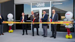 Husky Technologies held a ribbon-cutting ceremony to mark the opening of its new service center in Jeffersonville, Ind., on Nov. 30.