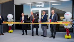 Husky Technologies held a ribbon-cutting ceremony to mark the opening of its new service center in Jeffersonville, Ind., on Nov. 30. Husky Technologies held a ribbon-cutting ceremony to mark the opening of its new service center in Jeffersonville, Ind., on Nov. 30.