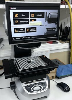 Guill Tool & Engineering is now offering testing services conducted in its rheology lab as a contract service for extrusion processors. The company recently purchased an IM-8000-series image-dimension-measurement system from Keyence, shown here. It boasts a 20-megapixel CMOS sensor and a new algorithm for stable edge detection high-accuracy measurement. Guill Tool & Engineering is now offering testing services conducted in its rheology lab as a contract service for extrusion processors. The company recently purchased an IM-8000-series image-dimension-measurement system from Keyence, shown here. It boasts a 20-megapixel CMOS sensor and a new algorithm for stable edge detection high-accuracy measurement.