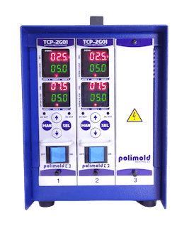 PCS' Polimold valve-gate sequencer can improve part quality. PCS' Polimold valve-gate sequencer can improve part quality.