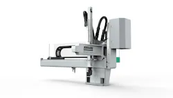The Arburg Multilift Select 8 is designed for use with injection molding machine models 270 through 570. The Arburg Multilift Select 8 is designed for use with injection molding machine models 270 through 570.