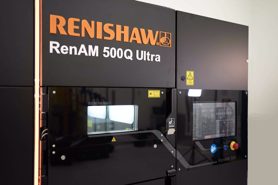 The Renishaw RenAM 500 Ultra can print molds with conformal cooling channels.