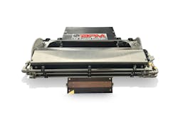 Bay Plastics Machinery's automated die wiping system for strand pelletizers makes cleaning fast and safe. Bay Plastics Machinery's automated die wiping system for strand pelletizers makes cleaning fast and safe.