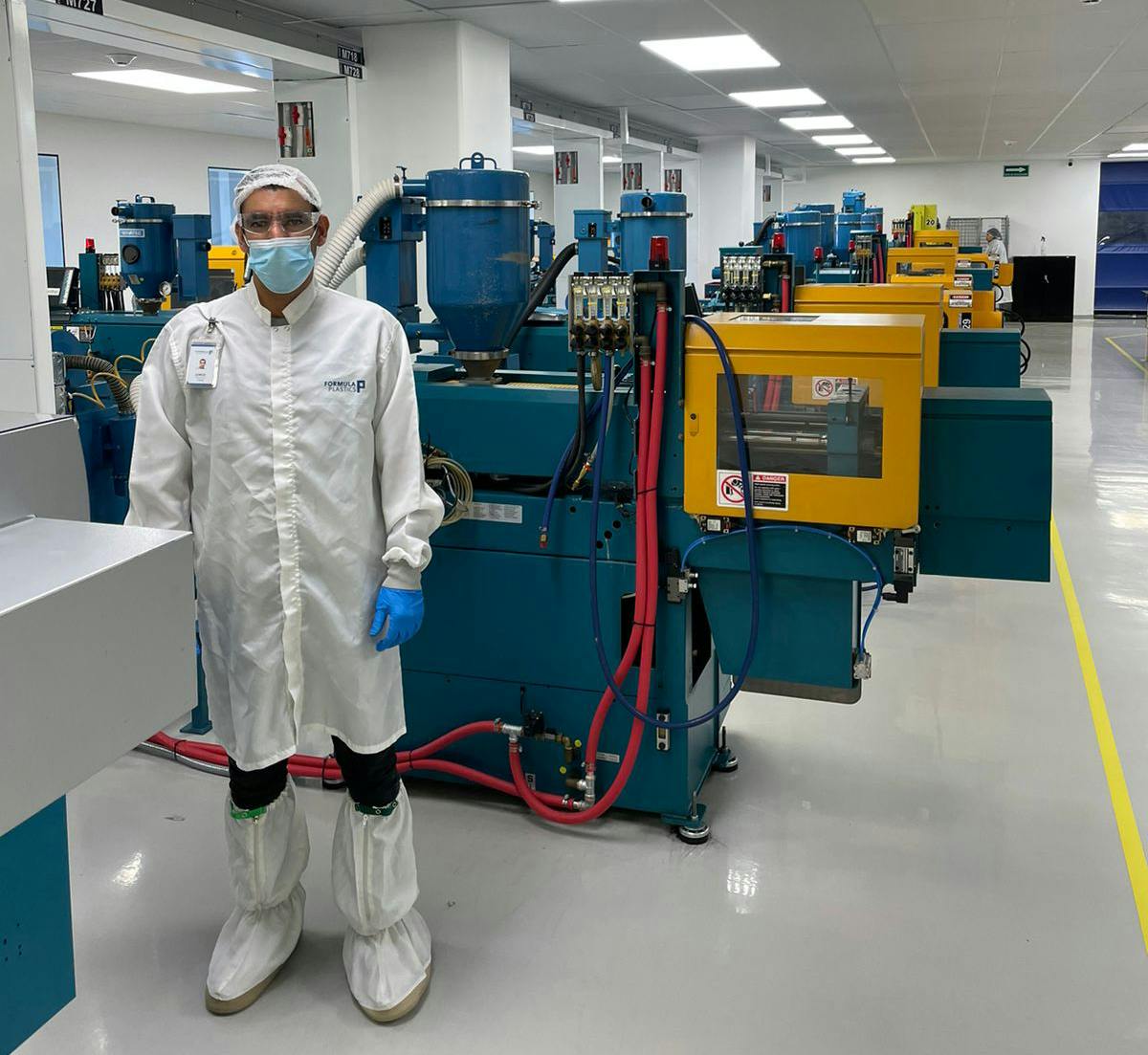 Micromold operations within the clean room in Tecate, Mexico