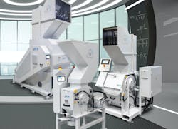 Hellweg showed a new 600 W grinder at Fakuma. Hellweg showed a new 600 W grinder at Fakuma.