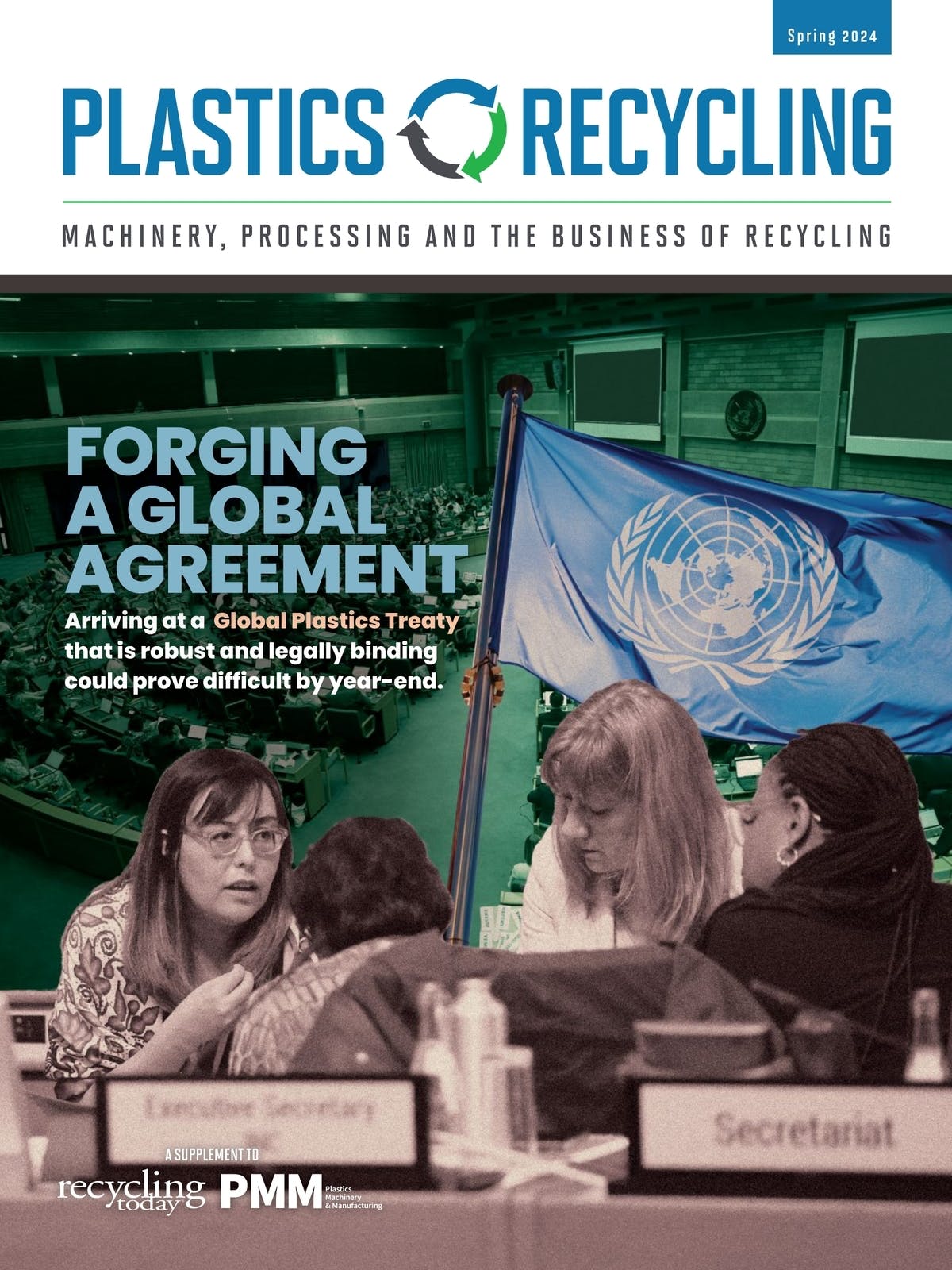 Plastics Recycling Spring 2024 cover image