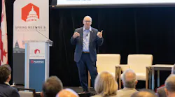 PLASTICS COO Glenn Anderson speaks at the 2023 Spring Meeting & Plastics Industry Fly-In in Washington.