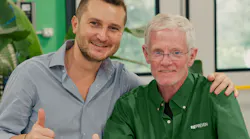 Jacopo Venturi, managing director of Preven srl Italy, left, stands with Preven USA's new Sales Manager Steve Crawford.