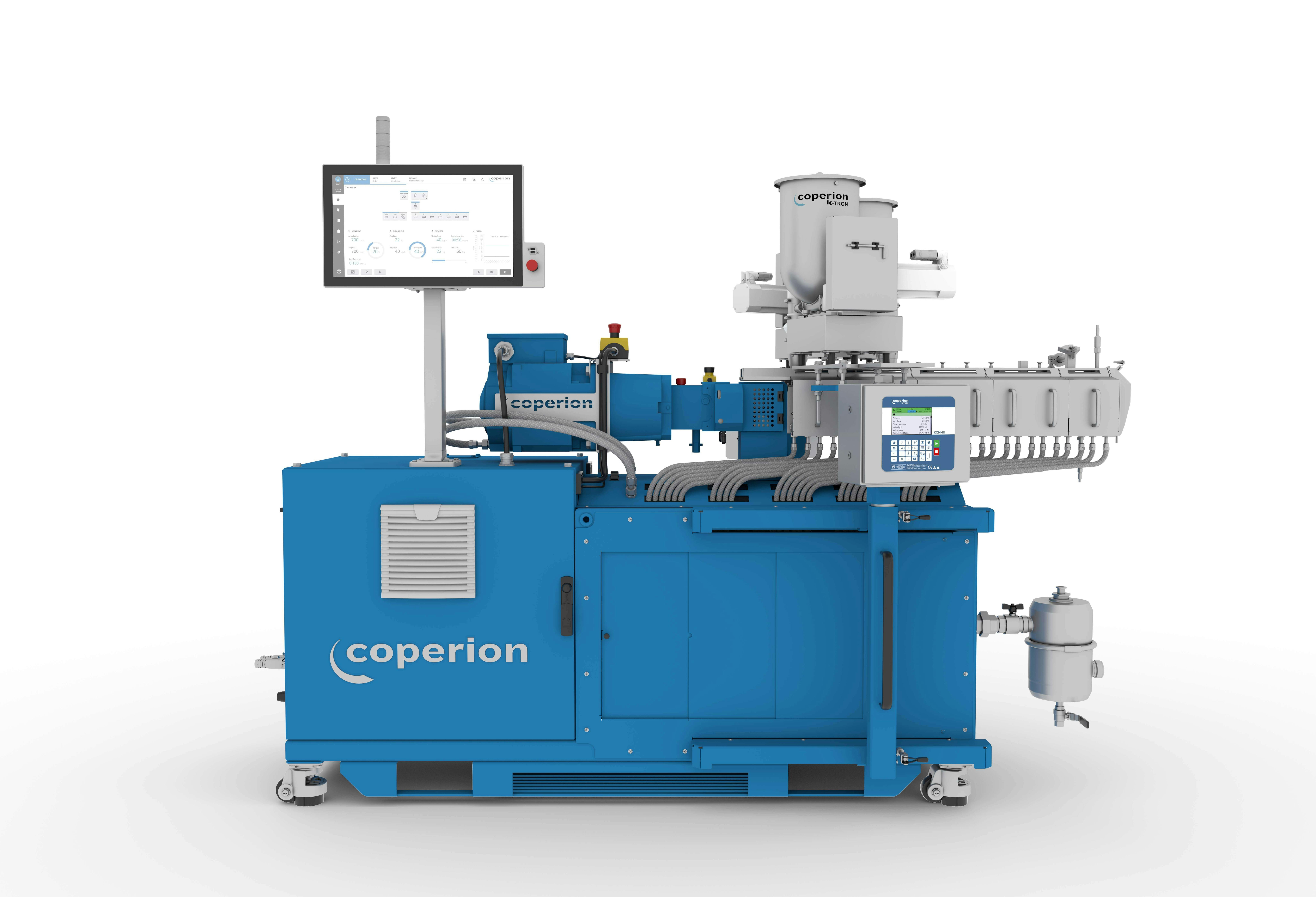 Coperion has redesigned its ZSK 18 MegaLab extruder.