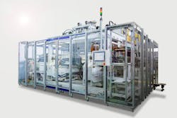 The Tahara Innovarex 400D blow molding machine has a range of design revisions and can produce 3,840 bottles per hour. The Tahara Innovarex 400D blow molding machine has a range of design revisions and can produce 3,840 bottles per hour.