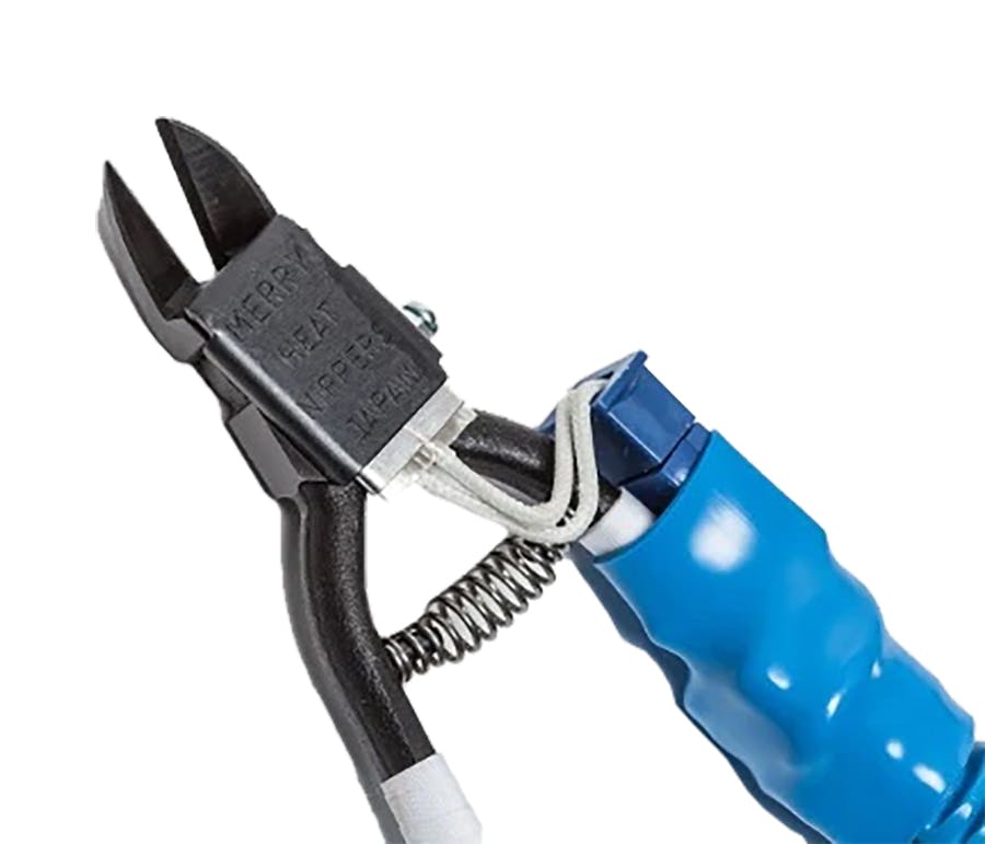 These heated nippers from MouldPro make degating and cutting less strenuous.