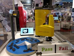 Fanuc&apos;s SR-3iA/U SCARA robot has a 6.6-pound payload, and is available with a ceiling mount.