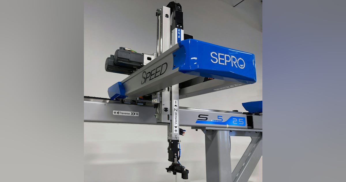 Sepro top-entry robot now uses air more efficiently | Plastics ...
