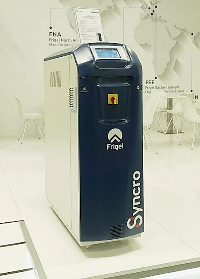 Frigel's Microgel RSY Syncro models supply cold water to the mold only during the cooling phase.