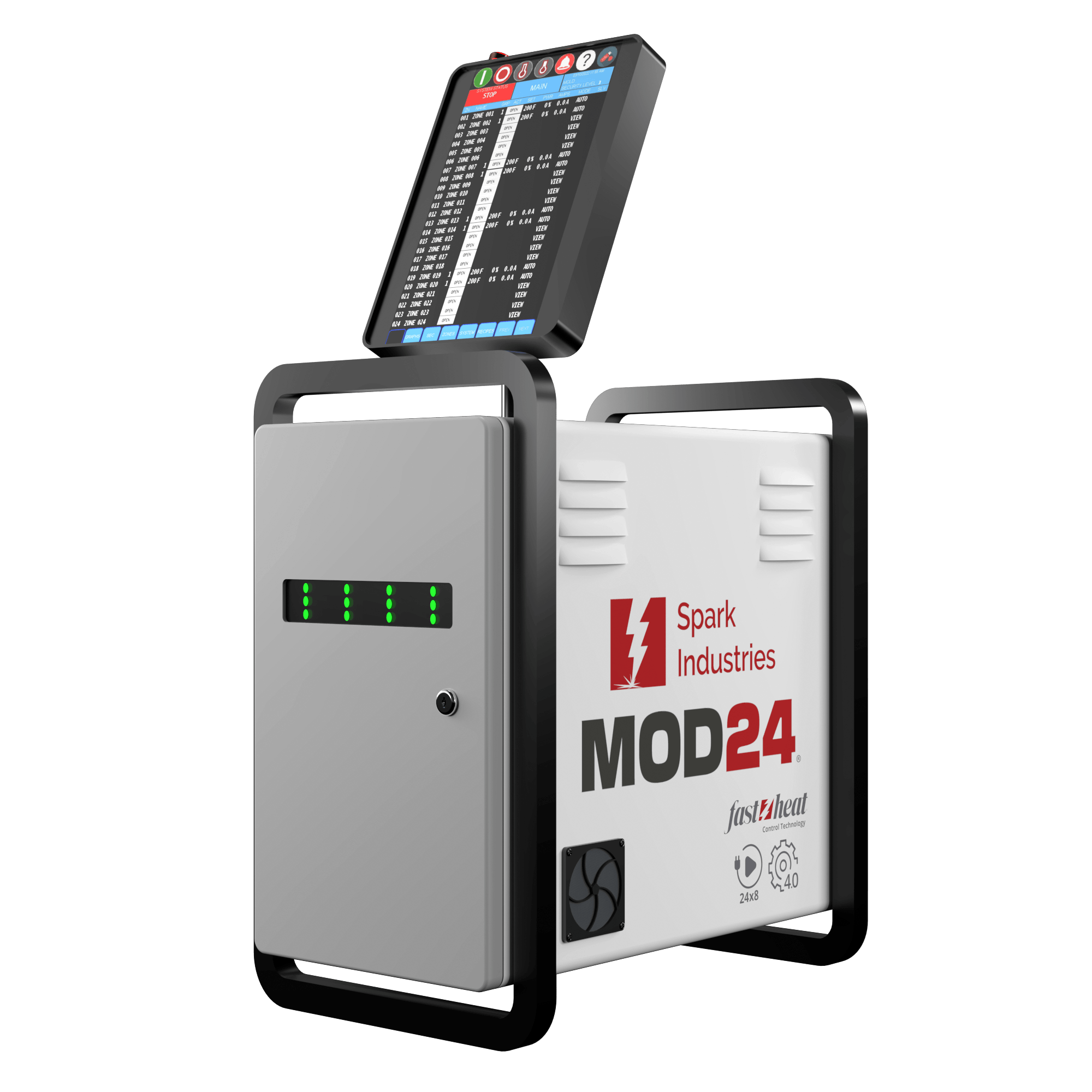 Fast Heat's Mod24 hot-runner controller is flexible and expandable.