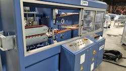 The DRTS Hybrid PE haul-off/puller offers maximum efficiency across a range of pipe sizes. The DRTS Hybrid PE haul-off/puller offers maximum efficiency across a range of pipe sizes.