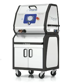 Cold Jet's I3 MicroClean 2 dry ice blaster now has larger internal piping. Cold Jet's I3 MicroClean 2 dry ice blaster now has larger internal piping.