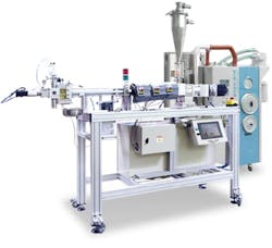 Matsui's Raptor 22 pelletizing system handles a range of expensive engineered resins. Matsui's Raptor 22 pelletizing system handles a range of expensive engineered resins.