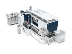 The Cap-Line system solution from Netstal offers maximum performance and efficiency in a small footprint. The Cap-Line system solution from Netstal offers maximum performance and efficiency in a small footprint.