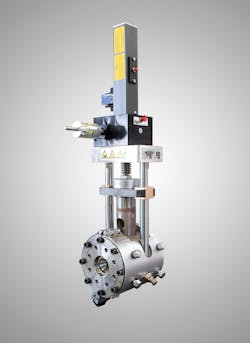 W. M&uuml;ller&apos;s WM-030 screen changers can be installed in vertically oriented extruders for blow molding.