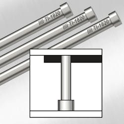 A new 5.5-inch ejector pin has been added to the TI line from Progressive Components. A new 5.5-inch ejector pin has been added to the TI line from Progressive Components.