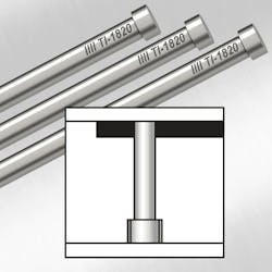 A new 5.5-inch ejector pin has been added to the TI line from Progressive Components.