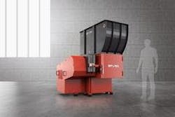 Weima's WLK 800 F+ shredder handles difficult materials and has a large-volume hopper. Weima's WLK 800 F+ shredder handles difficult materials and has a large-volume hopper.