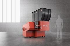Weima&apos;s WLK 800 F+ shredder handles difficult materials and has a large-volume hopper.