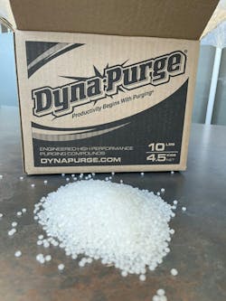 Dyna-Purge L grade is a low-viscosity purging compound.