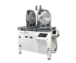 The Hürner HWT 400-CS welding system produces segmented bends and fittings for polymer pipes. The Hürner HWT 400-CS welding system produces segmented bends and fittings for polymer pipes.