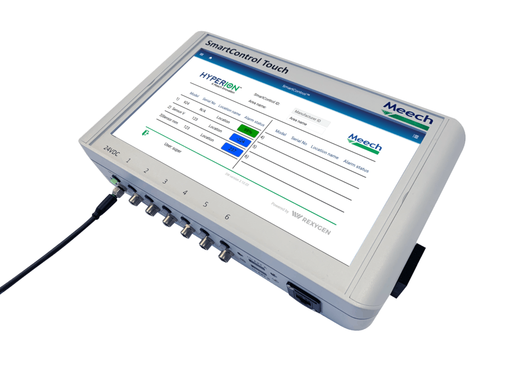 Meech has upgraded its Hyperion SmartControl Touch system for managing its static control equipment.