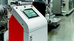 Promix's Microcell technology, shown here on packaging film, is now available for PVC pipe production.