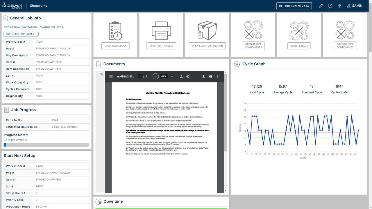 The DelmiaWorks user experience has been enhanced to help customers do more with less effort. The enhancements extend across core capabilities of the DelmiaWorks 2024 Release and widgets like Shopworks, which brings the manufacturing ERP system&rsquo;s data to operators using shopfloor workstations running Shopworks.