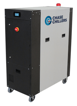 Chase Cooling Systems is launching the TGR series of thermo-chillers.