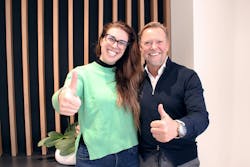 Michael Heitzinger, right, pictured with CEO Erica Canaia, is the new OEM relations manager for Fimic. Michael Heitzinger, right, pictured with CEO Erica Canaia, is the new OEM relations manager for Fimic.