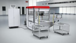 Sonderhoff's Smart-M dosing cell is designed for two-material components. Sonderhoff's Smart-M dosing cell is designed for two-material components.