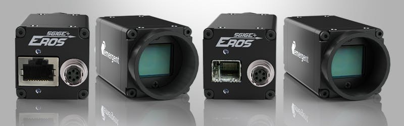 Emergent Vision Techologies' Eros 5GigE cameras are compact and cost-efficient.