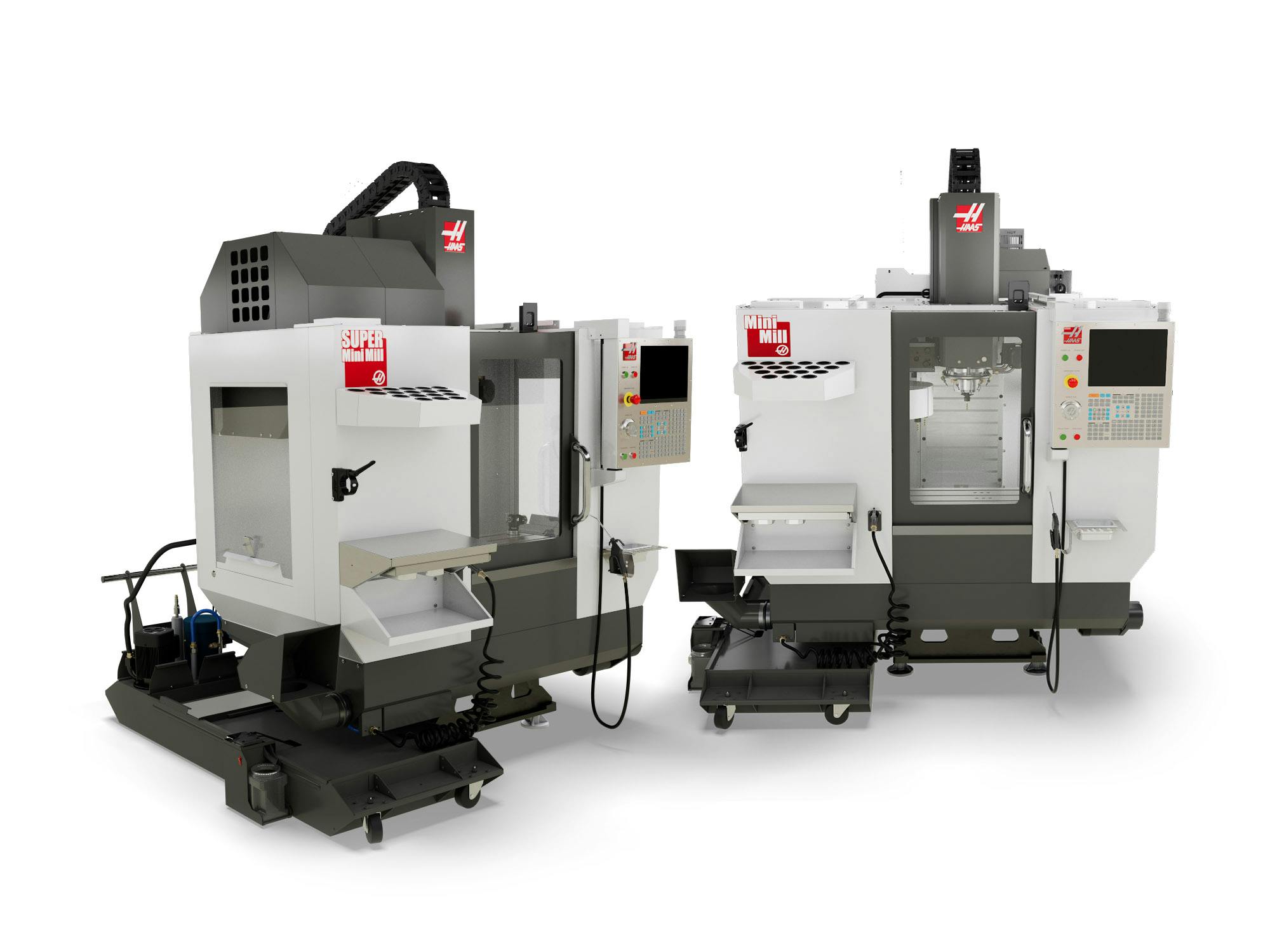 Haas has redesigned its Mini Mill CNC machining centers.