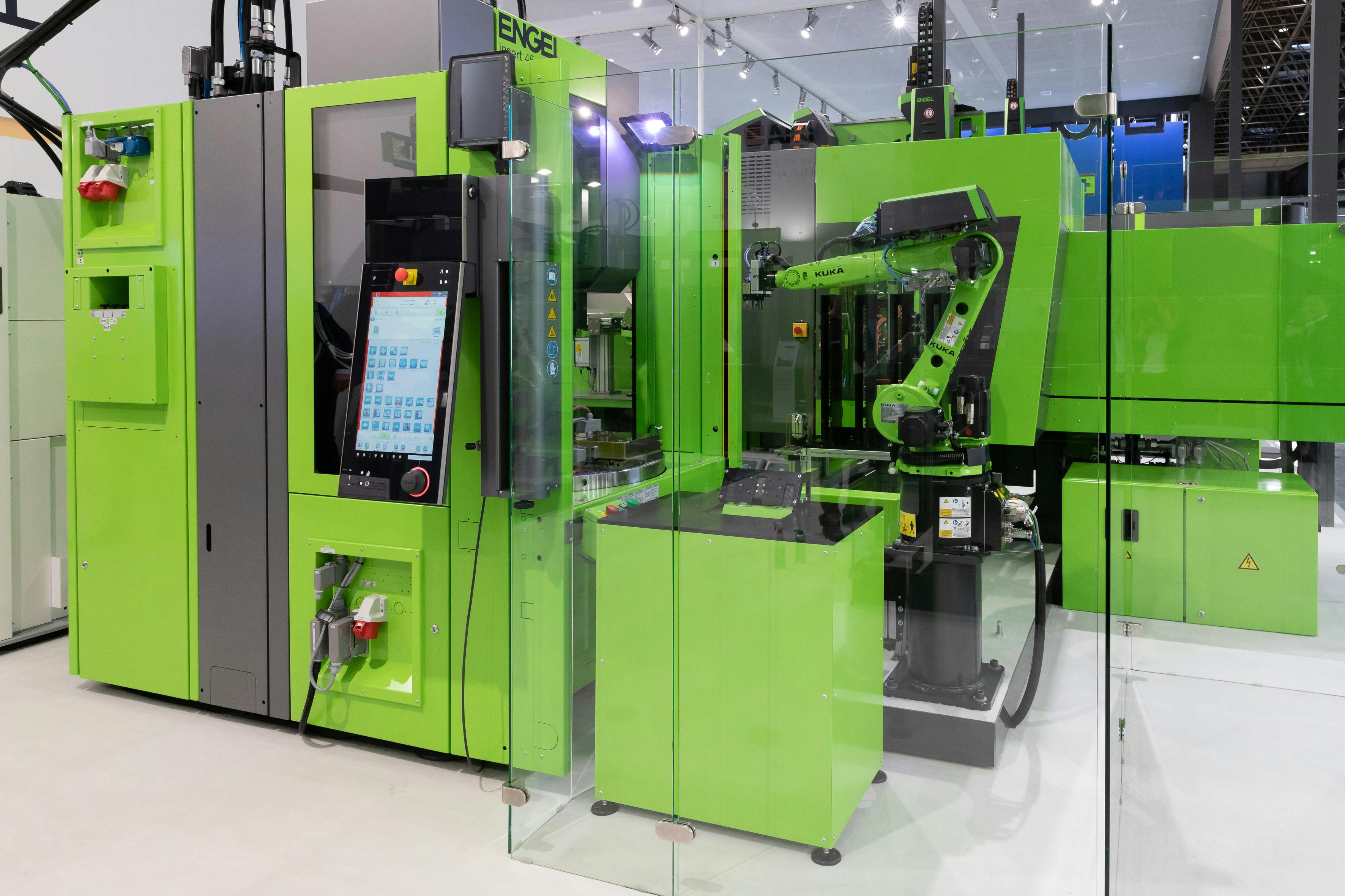 A partnership between injection molding machine (IMM) manufacturer Engel and automation maker Kuka will allow Engel to integrate and retrofit Kuka's equipment into existing IMMs.