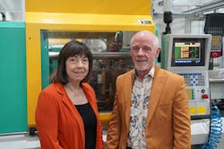 Isolde Boettger, left, and Michael Maloney founded Silcotech together in 1998. Isolde Boettger, left, and Michael Maloney founded Silcotech together in 1998.