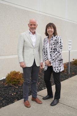 Michael Maloney, left, and Isolde Boettger together formed Silcotech North America Inc., which last year celebrated its 25th year in business. Michael Maloney, left, and Isolde Boettger together formed Silcotech North America Inc., which last year celebrated its 25th year in business.